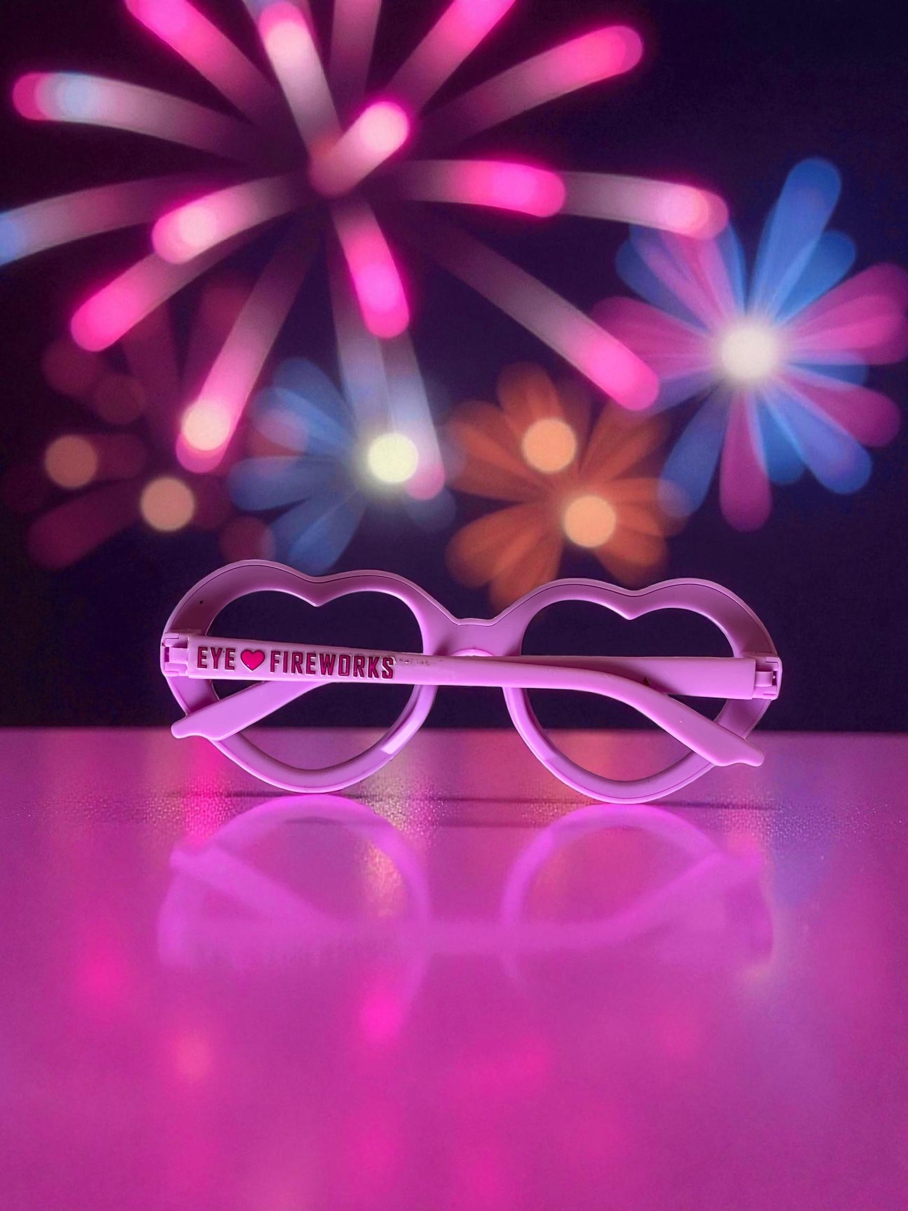 Durable plastic diffraction glasses